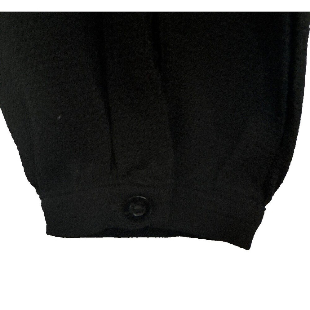 NSR Black Tie Neck Keyhole Blouse Size XS - Picture 8 of 12